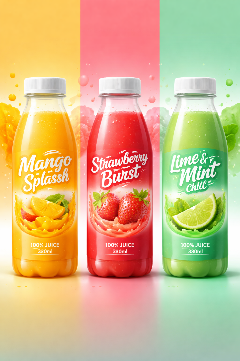 Juice Bottle - Mango Splash